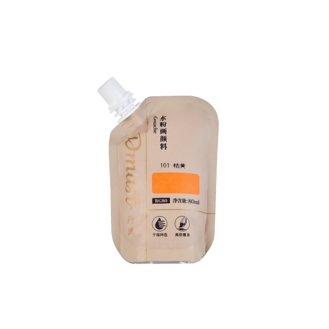 Гуашь Dmast дой-пак 80мл 101 Оранжевый