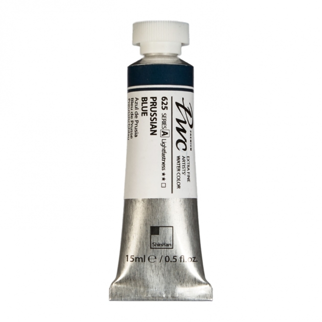 Краска акварельная SH PWC туба 15мл №625 (A) берлинская лазурь,