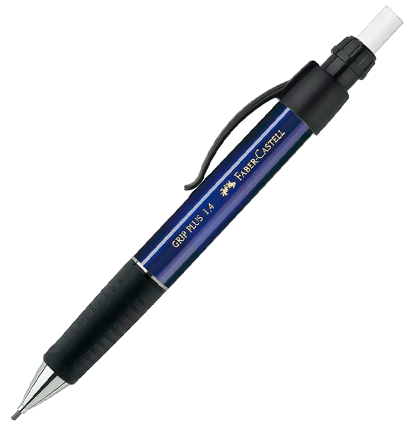 Карандаш механический Faber-Castell Grip Plus синий, грифель 1.4 мм купить в магазине ArtCraft.Space