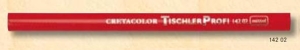Плотничий карандаш, корпус красного цвета, твердость-средний, длина 17,5 см