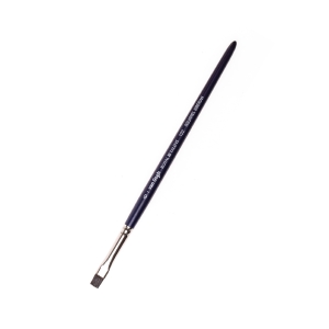 Кисть для акварели VanGogh 122 белка сибирская плоская ручка короткая №6