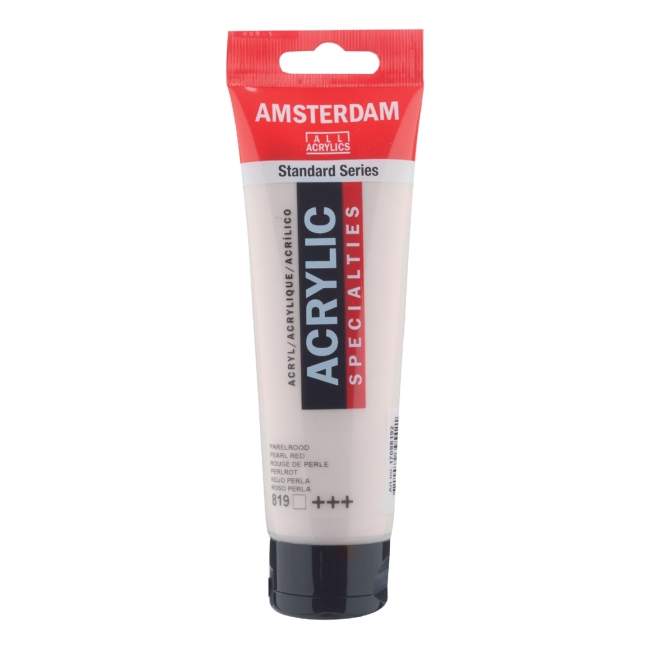 Краска акриловая Amsterdam туба 120мл №819 Красный перламутровый