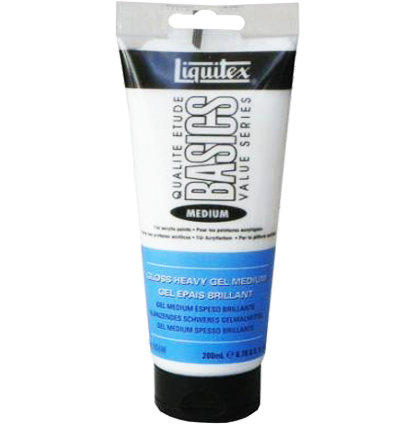 Гель-медиум для акрила Liquitex Basics Gloss Heavy Gel глянцевый густой 200 мл купить в художественном магазине ArtCraft.Space
