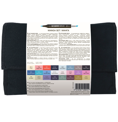 Набор маркеров Sketchmarker Brush / Скетчмаркер Браш "Manga - Манга" 24 цвета в сумке купить в магазине маркеров для рисования ArtCraft.Space с доставкой по РФ и СНГ