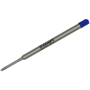 Стержень шариковый объемный Luxor синий, 99мм, 1,0мм, метал. корпус