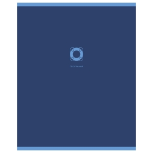 Тетрадь предметная 48л. BG "Monocolor. Element" - География, ламинация soft-touch, выб. лак, 70г/м2