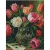 Алмазная мозаика ТРИ СОВЫ "Букет тюльпанов", 30*40см, холст на деревянном подрамнике, картонная коробка с пластиковой ручкой
