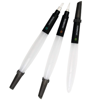 Набор кистей с резервуаром для воды Derwent Waterbrush 3 штуки разного размера купить в художественном магазине ArtCraft.Space