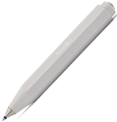 Ручка шариковая KAWECO SKYLINE Sport 1.0мм белый корпус,