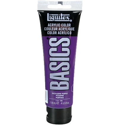 Краска акриловая Liquitex Basics №189 диоксазин фиолетовый 118 мл купить в художественном магазине ArtCraft.Space с доставкой по всему миру