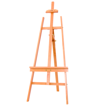 Мольберт Лира напольный Гамма "Студия" с бегунком из лакированного бука с высотой 147 см купить в художественном магазине ArtCraft.Space с доставкой по РФ И СНГ