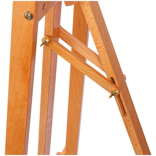 Мольберт Лира напольный Гамма "Студия" с бегунком из лакированного бука с высотой 147 см купить в художественном магазине ArtCraft.Space с доставкой по РФ И СНГ