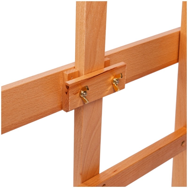 Мольберт Лира напольный Гамма "Студия" с бегунком из лакированного бука с высотой 147 см купить в художественном магазине ArtCraft.Space с доставкой по РФ И СНГ