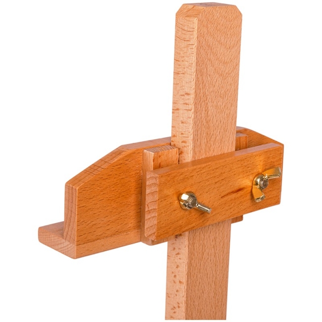 Мольберт Лира напольный Гамма "Студия" с бегунком из лакированного бука с высотой 147 см купить в художественном магазине ArtCraft.Space с доставкой по РФ И СНГ