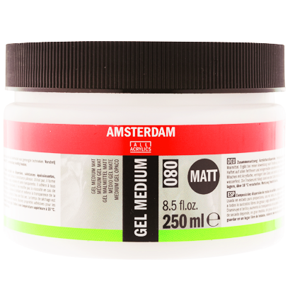 Гелевый медиум для акрила Amsterdam Gel Medium Matt 080 матовый в банке 250 мл купить в художественном магазине ArtCraft.Space с доставкой по РФ и СНГ