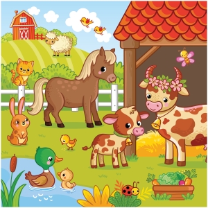 Пазл 64 эл. ТРИ СОВЫ "Ферма" Пазл 64 эл. ТРИ СОВЫ "Ферма"