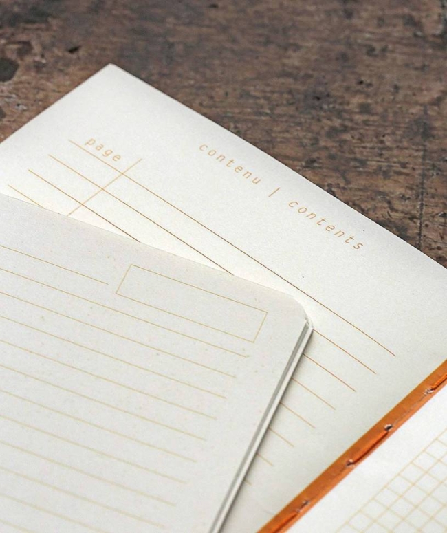 Блокнот Rhodia HERITAGE, 190х250 мм, черный chevrons, мягкая обложка, клетка, нумерация, 80л, кремов,