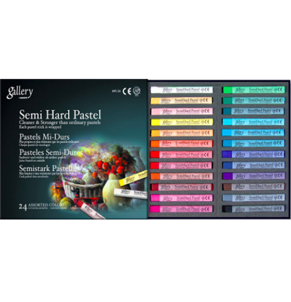 Пастель Mungyo Gallery Semi-Hard Pastel сухая полутвёрдая 24 цвета профессиональная купить в художественном магазине ArtCraft.Space с доставкой по всему миру