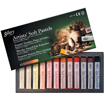 Пастель Mungyo Gallery Artists Soft Pastel сухая мягкая 12 землистых цветов профессиональная квадратная купить в художественном магазине ArtCraft.Space с доставкой по всему миру