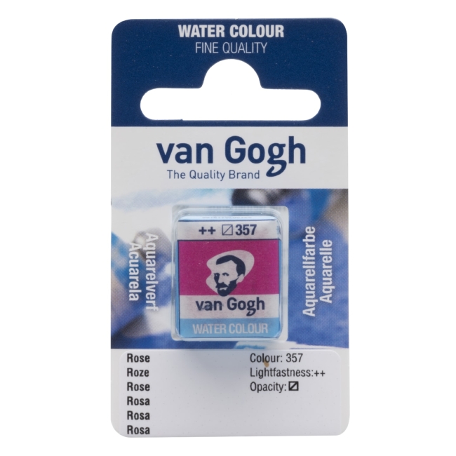 Краска акварельная Van Gogh кювета №357 Розовый