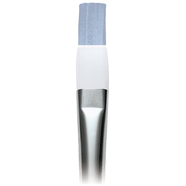 Кисть художественная синтетическая для акрила/масла Winsor&Newton "University", плоская, короткая ручка, №5