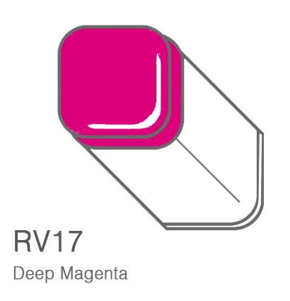 Маркер Copic RV17 Deep Magenta / Глубокий Пурпурный поштучно купить в фирменном магазине ArtCraft.Space (Копик Клаб) с доставкой по РФ и всему миру