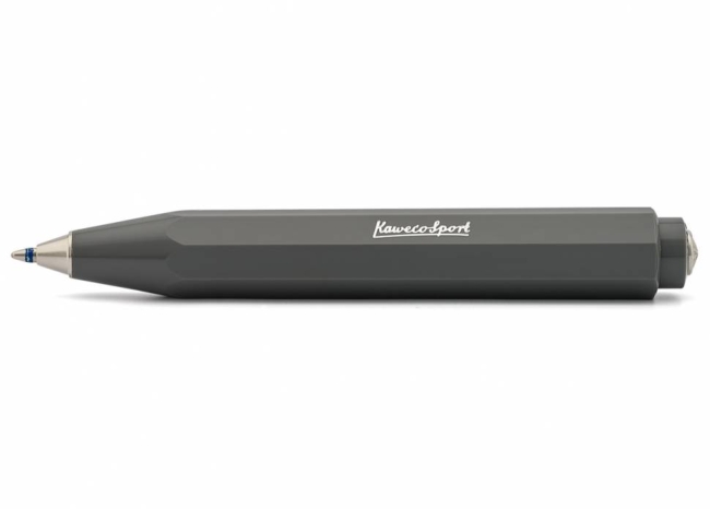 Ручка шариковая KAWECO SKYLINE Sport 1.0мм серый корпус,