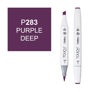 Маркер двухсторонний спиртовой TOUCH TWIN BRUSH P283 Пурпурный насыщенный Маркер двухсторонний спиртовой TOUCH TWIN BRUSH P283 Пурпурный насыщенный