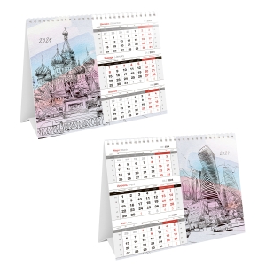 Календарь-домик настольный, OfficeSpace "Mono Premium. Россия", 2024г. Календарь-домик настольный, OfficeSpace "Mono Premium. Россия", 2024г.