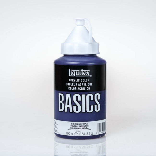 Краска акриловая LIQUITEX Basics №186 диоксазин фиолетовый 400 мл купить в художественном магазине ArtCraft.Space с доставкой по всему миру