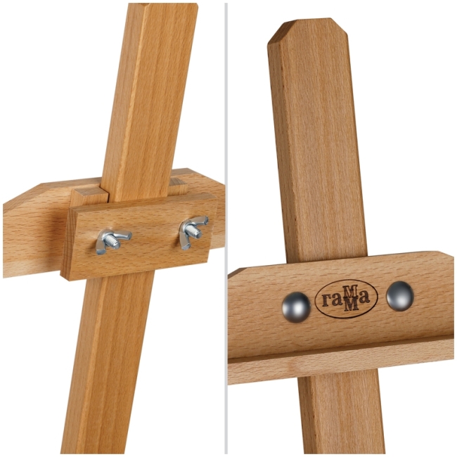 Мольберт напольный Лира с бегунком Гамма "Студия", 53*85*170см, бук купить в художественном магазине ArtCraft.Space с доставкой