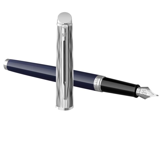Ручка перьевая Waterman "H?misph?re SE Deluxe Blue CT" синяя, 0,8мм, подарочная упаковка