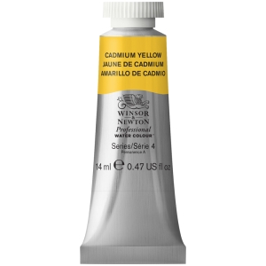 Акварель художественная Winsor&Newton "Professional", 14мл, туба, желтый кадмий