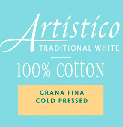 Альбом для акварели Fabriano Artistico Traditional White Fin из хлопка 18x26см / 12 листов / 300 гм (среднезернистая) купить в художественном магазине ArtCraft.Space с доставкой по РФ и СНГ