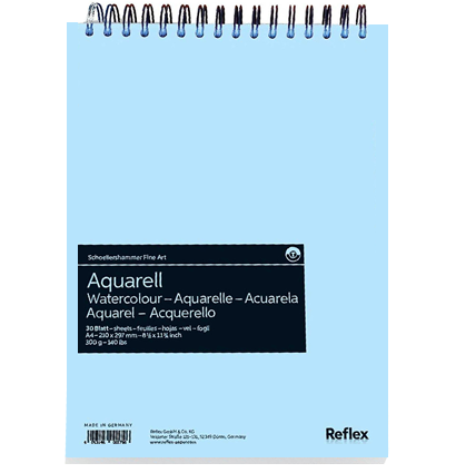 Альбом для акварели Reflex Watercolour на спирали А4 / 30 листов / 300 гм купить в магазине товаров для рисования ArtCraft.Space с доставкой по РФ и СНГ