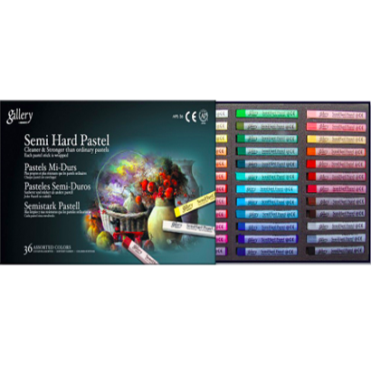 Пастель Mungyo Gallery Semi-Hard Pastel сухая полутвёрдая 36 цветов профессиональная купить в художественном магазине ArtCraft.Space с доставкой по всему миру
