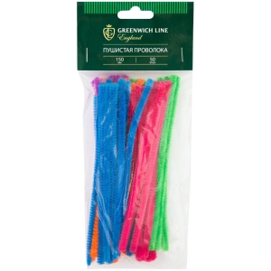 Материал декоративный Greenwich Line "Пушистая проволока", 150мм, 50шт.