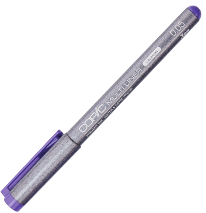 Капиллярный линер Copic Multiliner лавандовый поштучно / выбор толщины купить в магазине товаров для рисования ArtCraft.Space с доставкой по РФ и СНГ