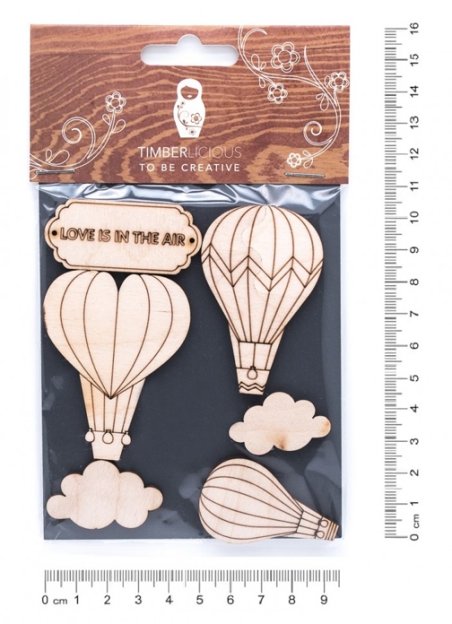 Набор заготовок для декорирования Holiday3 фанера 10х14см,