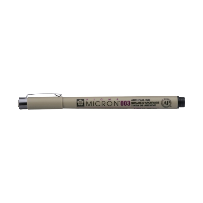 Ручка капиллярная Pigma Micron 0.15мм Черный