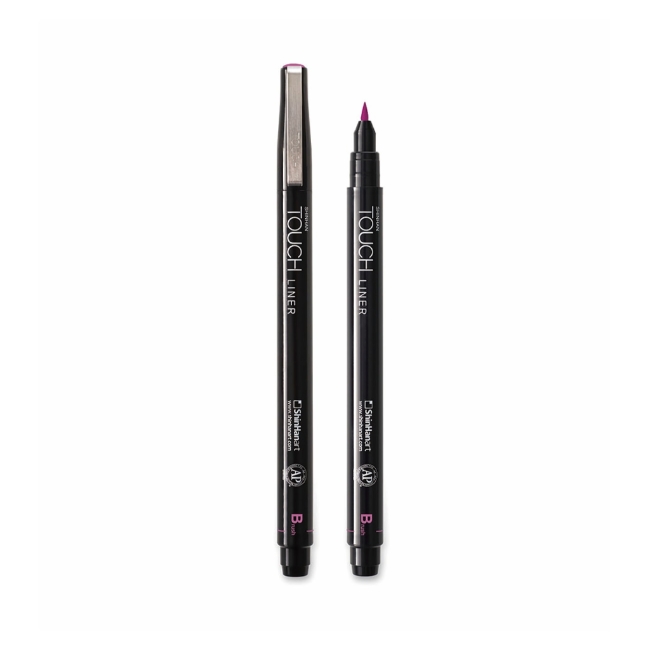 Ручка капиллярная брашпен  TOUCH Liner Brush красный винный