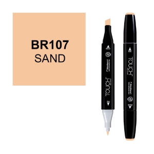 Маркер двухсторонний спиртовой TOUCH TWIN BR107 Песочный Маркер двухсторонний спиртовой TOUCH TWIN BR107 Песочный