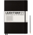 Блокнот Leuchtturm1917 Master A4+ (22.5x31.5см.), 100г/м2 - 235 стр. в клетку, твердая обложка, цвет: Черный