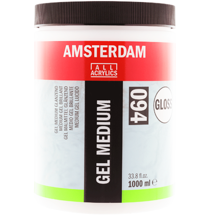 Гелевый медиум для акрила Amsterdam Gel Medium Gloss 094 глянцевый в банке 1000 мл купить в художественном магазине ArtCraft.Space с доставкой по РФ и СНГ