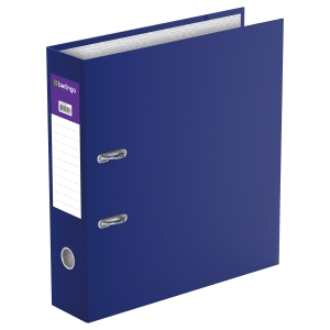 Папка-регистратор Berlingo "Profit", 70мм, бумвинил, синяя