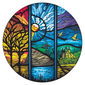 Пазл 77 эл. ТРИ СОВЫ "Витраж" Пазл 77 эл. ТРИ СОВЫ "Витраж"