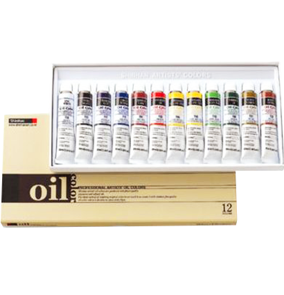 Набор масляных красок Oil Color Pro ShinHanart 12 цветов в тубах 20 мл купить в художественном магазине ArtCraft.Space с доставкой по всему миру