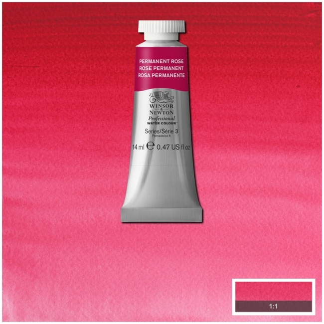 Акварель художественная, 14 мл, розовый перманентный