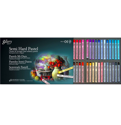 Пастель Mungyo Gallery Semi-Hard Pastel сухая полутвёрдая 48 цветов профессиональная купить в художественном магазине ArtCraft.Space с доставкой по всему миру