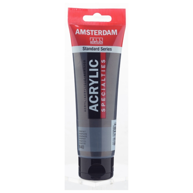 Краска акриловая Amsterdam туба 120мл №840 Графит
